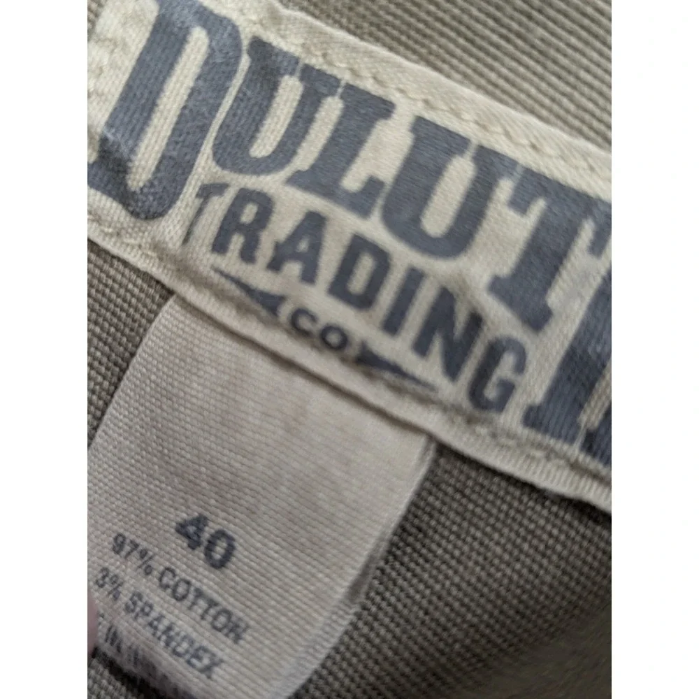 Duluth Cargo Shorts Mens 40 Flex Fire Hose Khaki Relaxed Fit Work Hidden Pockets